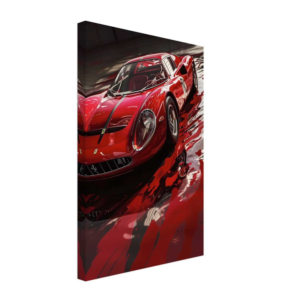 Da Vinci Pop Art Wall Art | Car - Canvas - 30x45 cm / 12x18″ - Slim