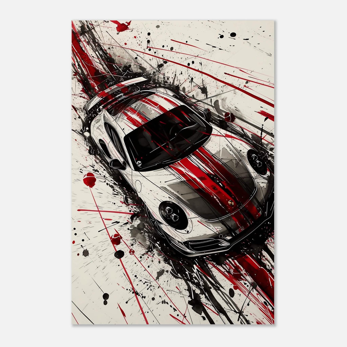 Da Vinci Pop Art Wall Art | Car - Aluminum Print - 50x75 cm / 20x30″ -