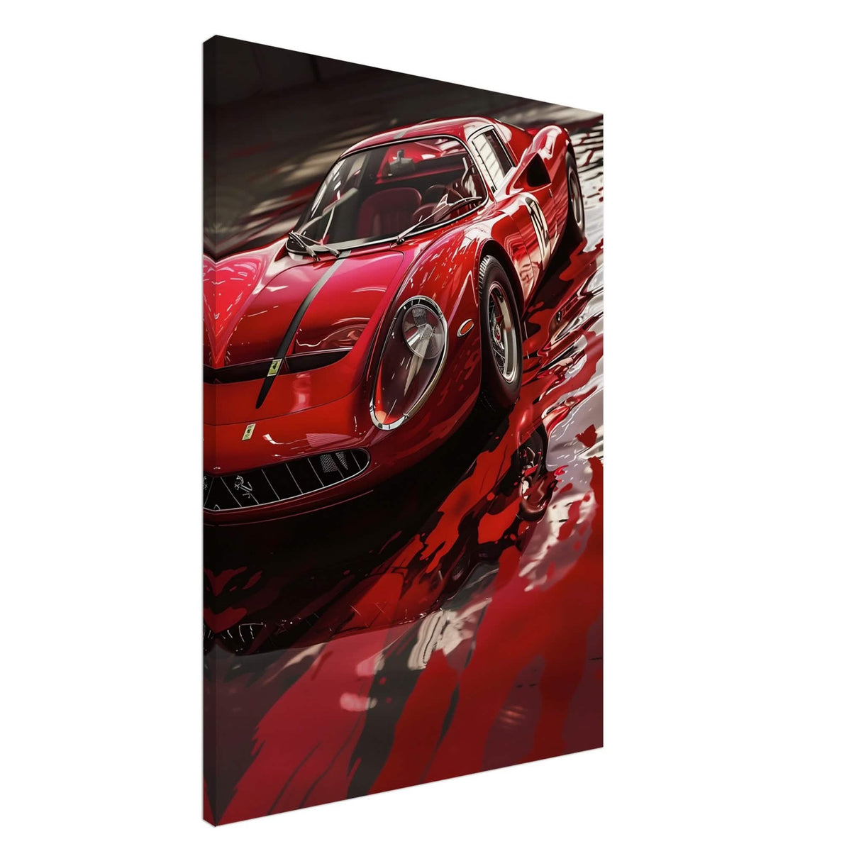 Da Vinci Pop Art Wall Art | Car - Canvas - 70x100 cm / 28x40″ - Thick