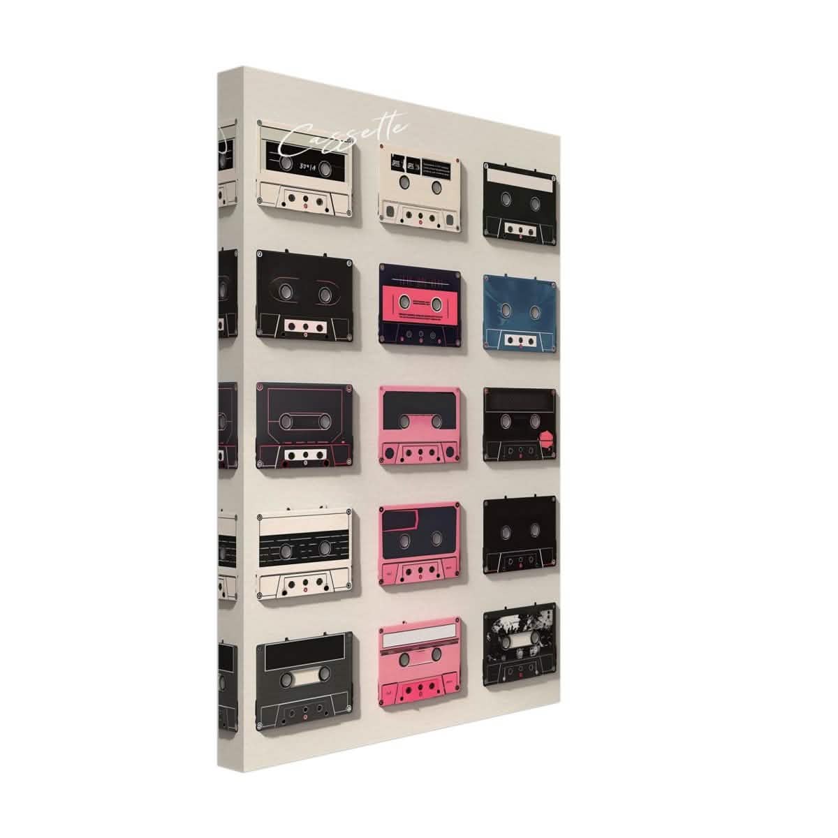 Da Vinci Pop Art Wall art | Cassette - Canvas - 30x45 cm / 12x18″ - Thick