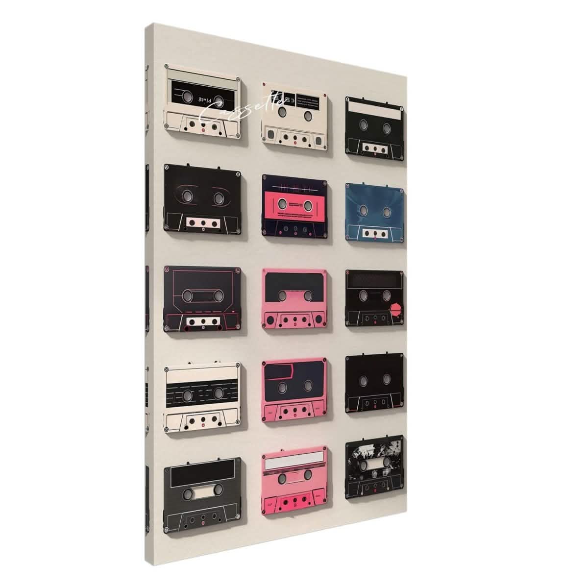 Da Vinci Pop Art Wall art | Cassette - Canvas - 60x90 cm / 24x36″ - Slim