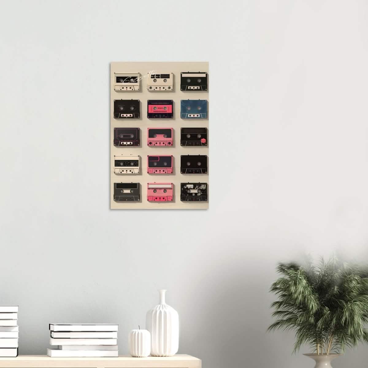 Da Vinci Pop Art Wall art | Cassette - Wood Prints - 40x60 cm / 16x24″ - 10 mm