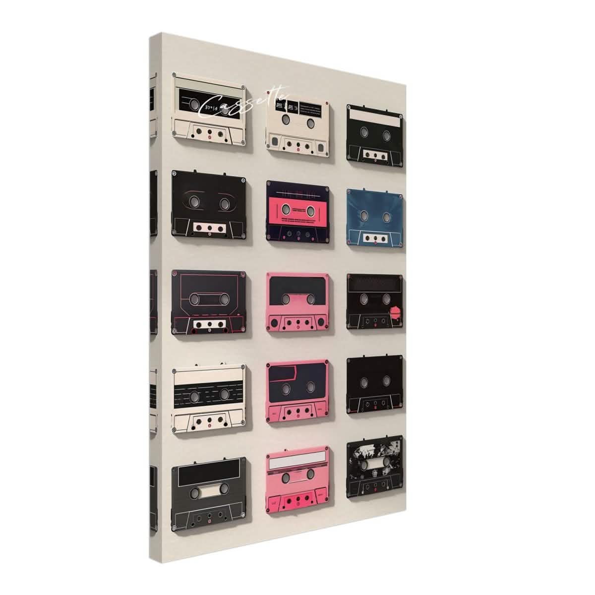 Da Vinci Pop Art Wall art | Cassette - Canvas - 40x60 cm / 16x24″ - Slim