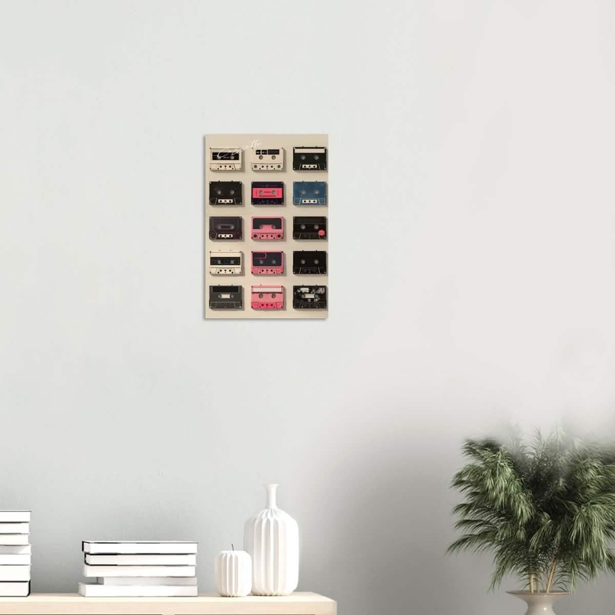 Da Vinci Pop Art Wall art | Cassette - Wood Prints - 30x45 cm / 12x18″ - 20 mm
