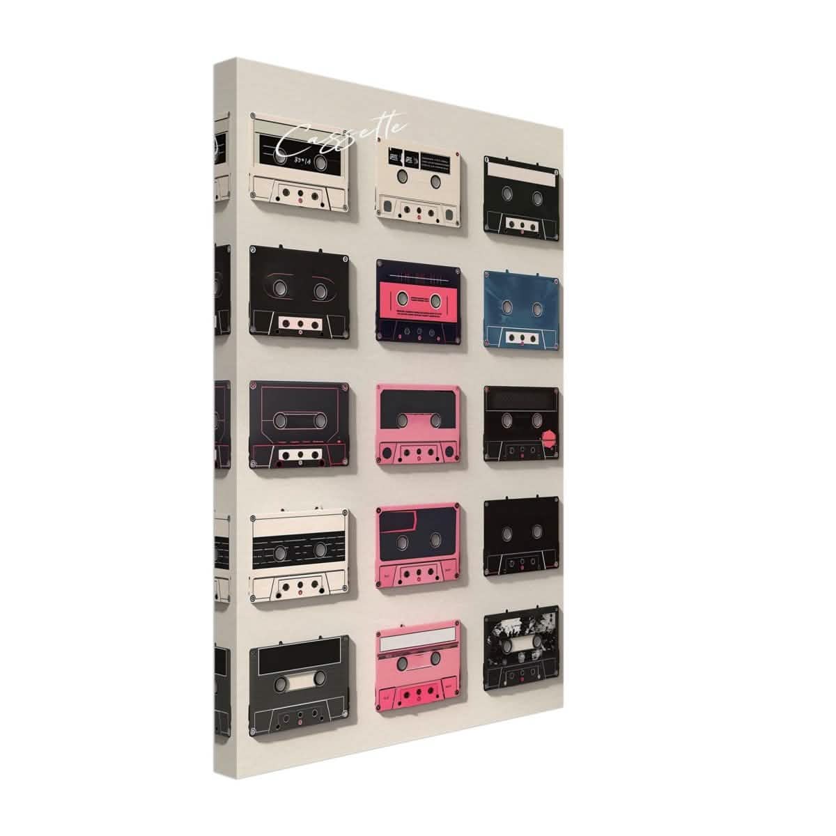 Da Vinci Pop Art Wall art | Cassette - Canvas - 30x45 cm / 12x18″ - Slim