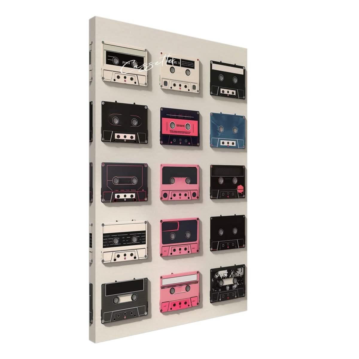 Da Vinci Pop Art Wall art | Cassette - Canvas - 50x75 cm / 20x30″ - Slim