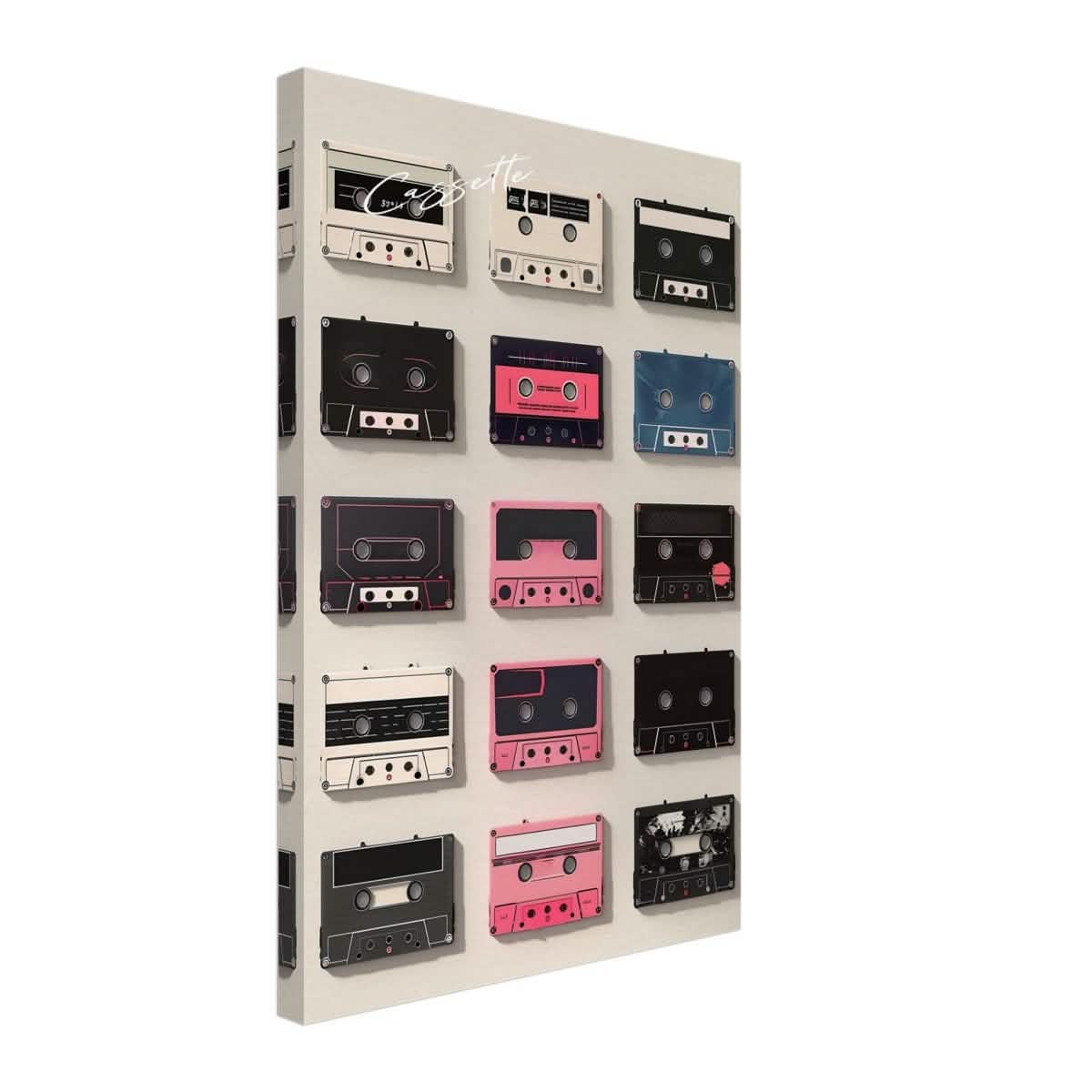 Da Vinci Pop Art Wall art | Cassette - Canvas - 40x60 cm / 16x24″ - Thick