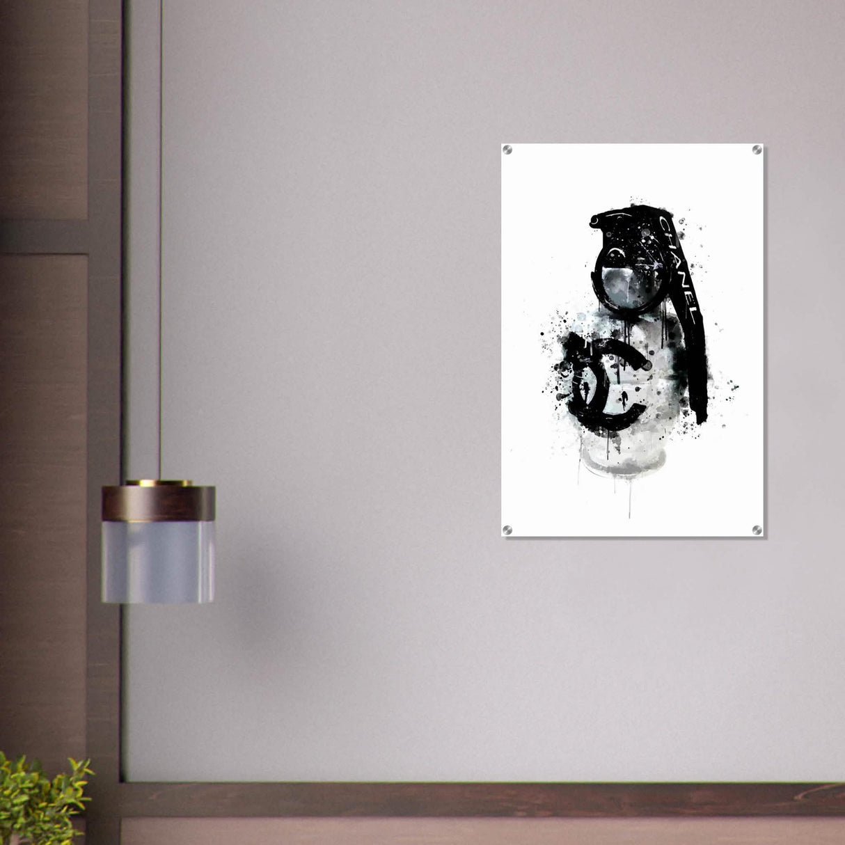 Da Vinci Pop Art Wall Art | CHANEL - Acrylic Print - 60x90 cm / 24x36″ -