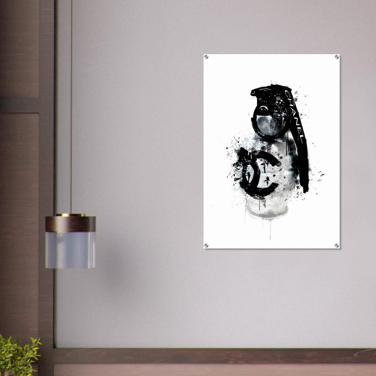 Da Vinci Pop Art Wall Art | CHANEL - Acrylic Print - 70x100 cm / 28x40″ -