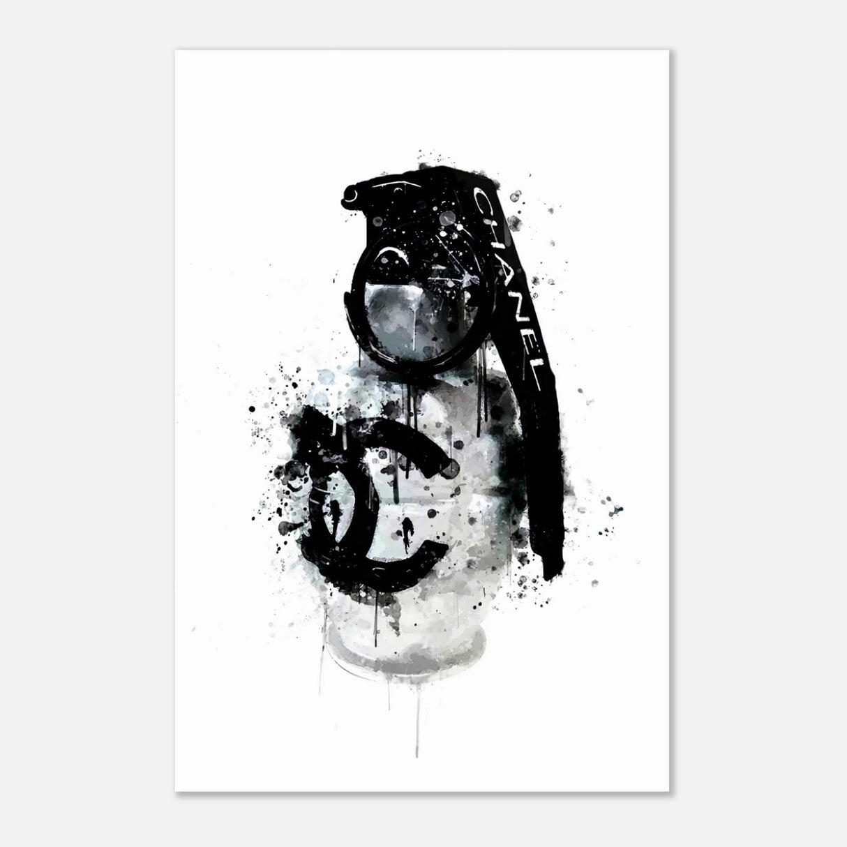 Da Vinci Pop Art Wall Art | CHANEL - Aluminum Print - 50x75 cm / 20x30″ -