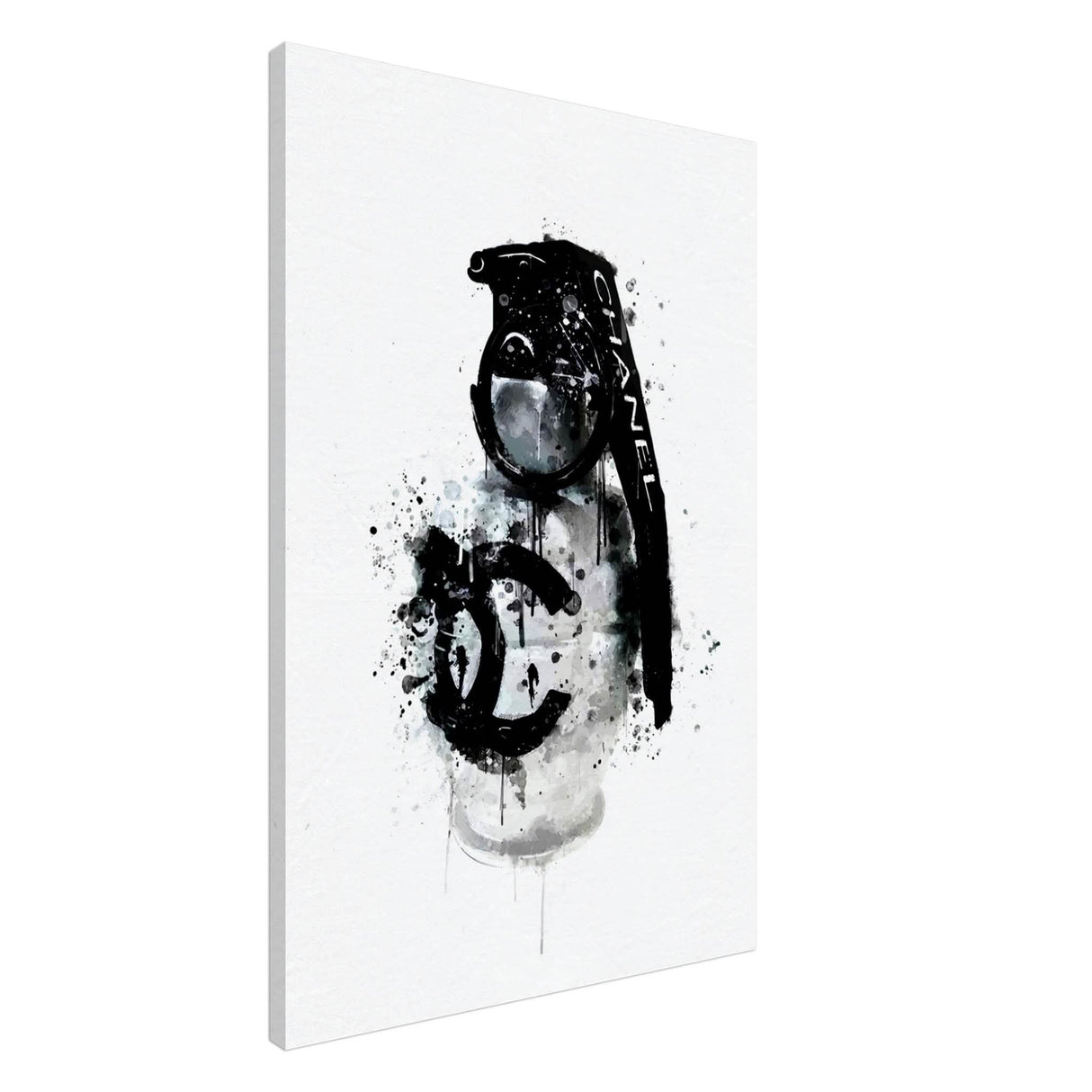Da Vinci Pop Art Wall Art | CHANEL - Canvas - 60x90 cm / 24x36″ - Slim