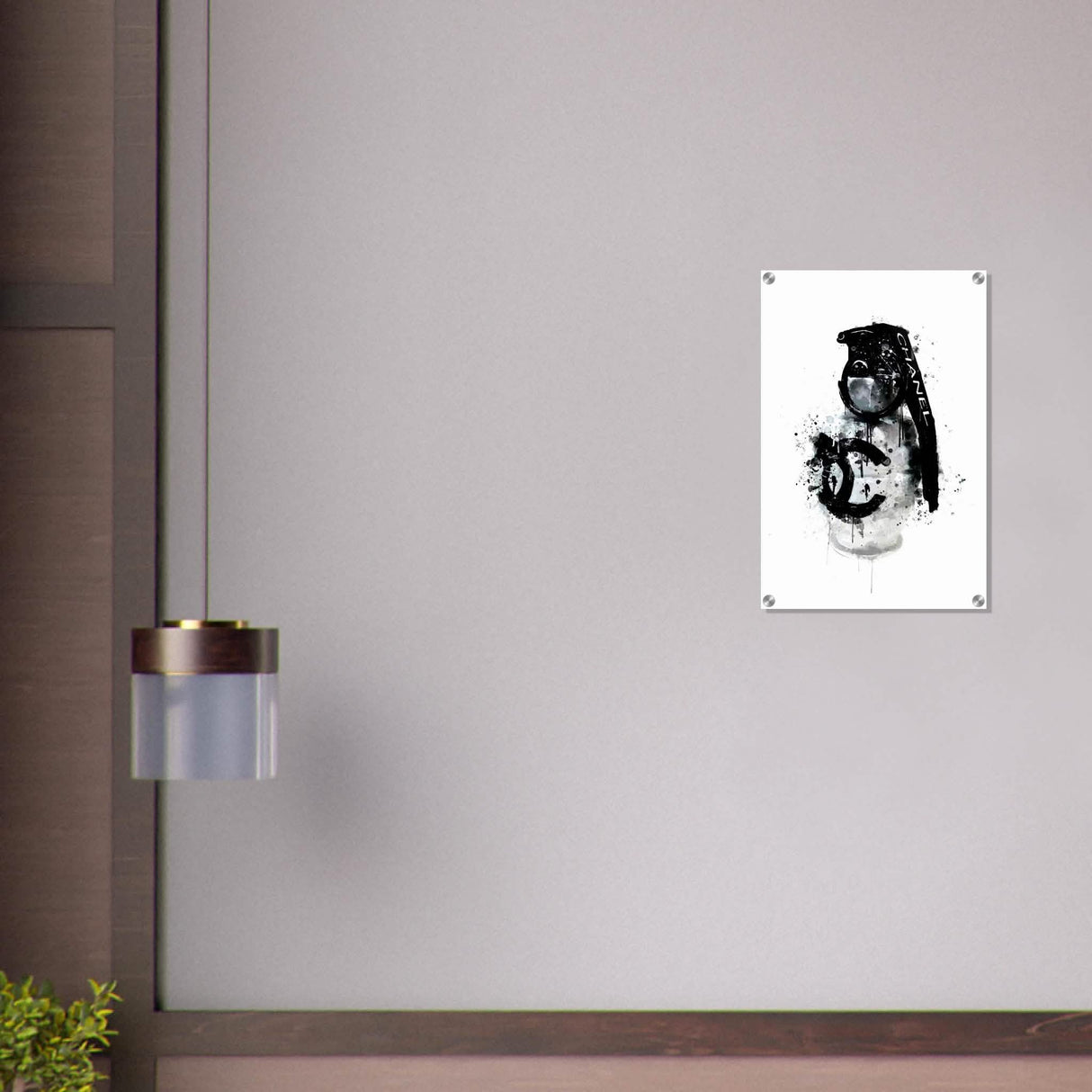 Da Vinci Pop Art Wall Art | CHANEL - Acrylic Print - 40x60 cm / 16x24″ -