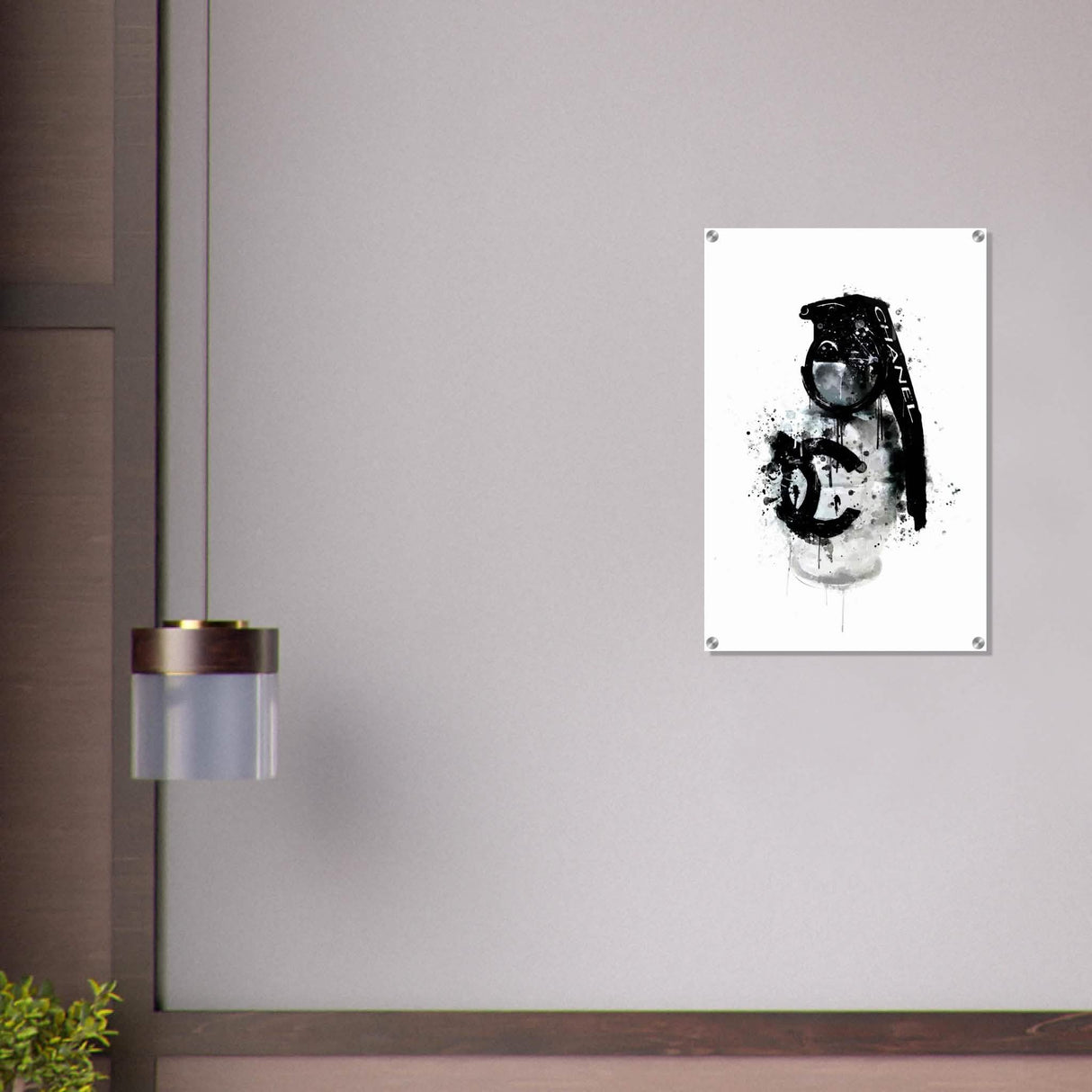 Da Vinci Pop Art Wall Art | CHANEL - Acrylic Print - 50x75 cm / 20x30″ -