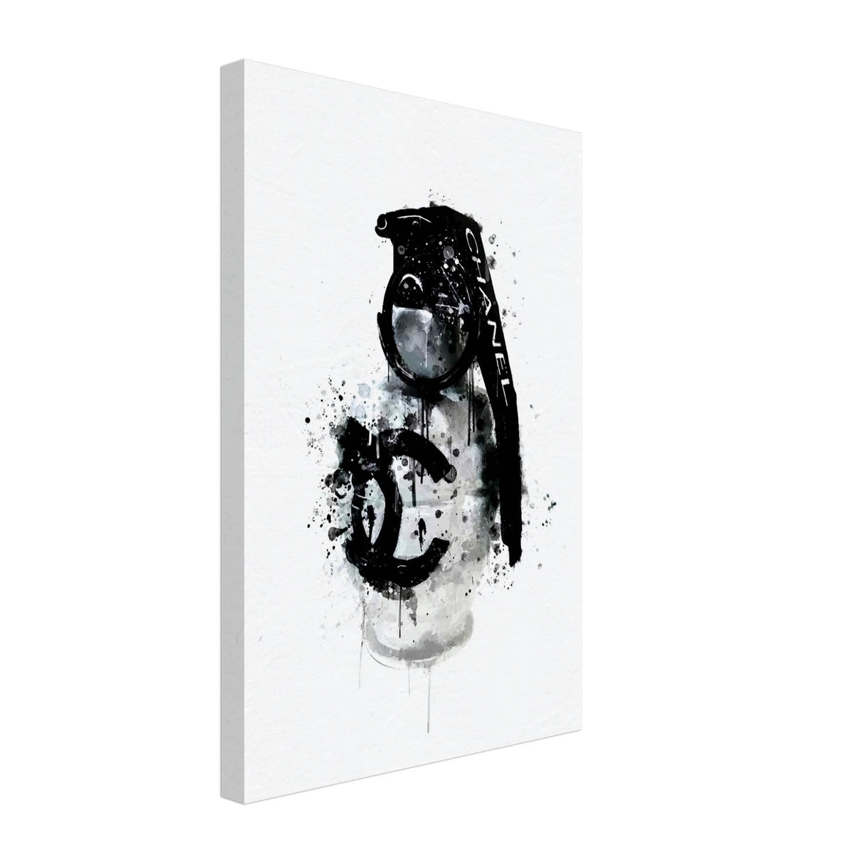 Da Vinci Pop Art Wall Art | CHANEL - Canvas - 30x45 cm / 12x18″ - Slim