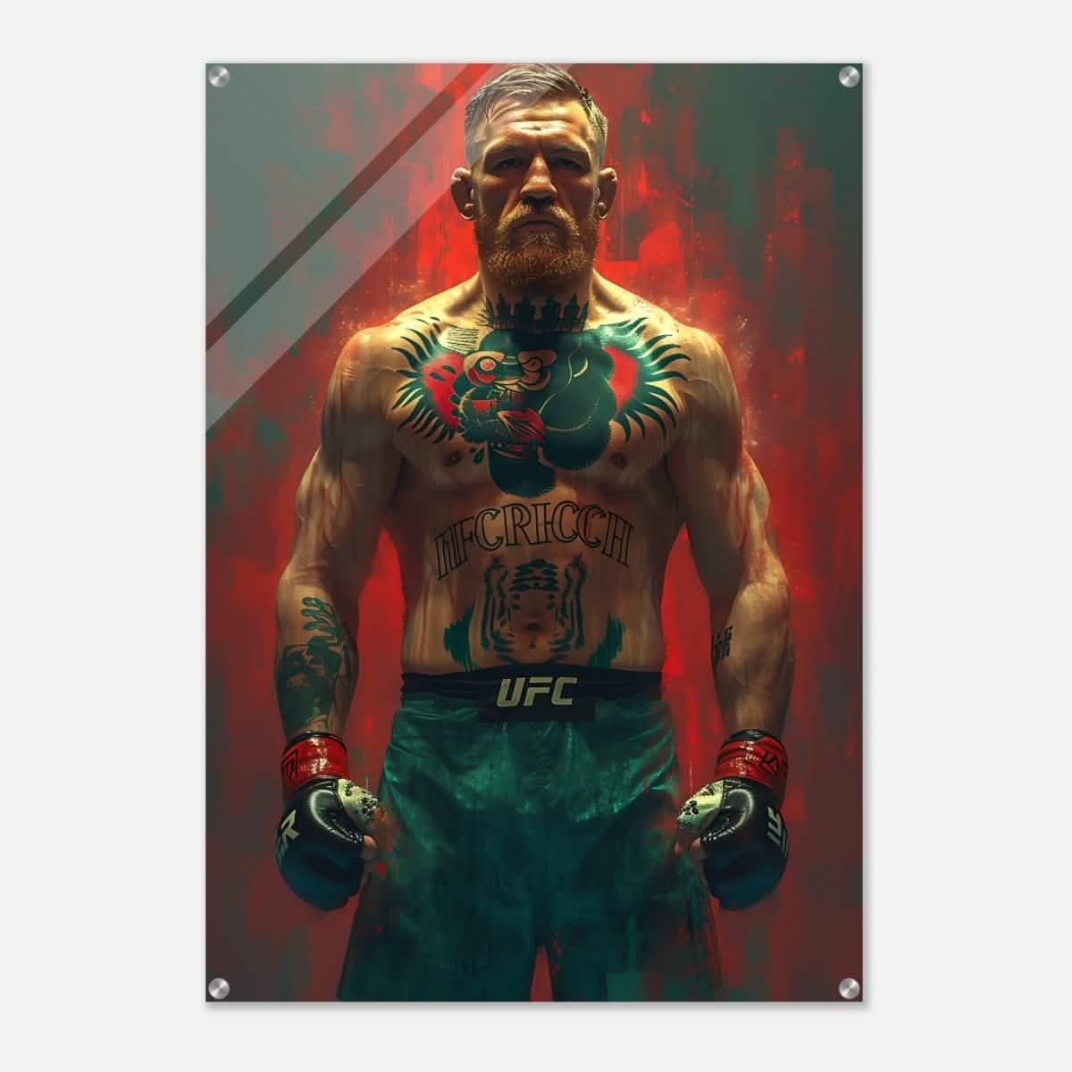 Da Vinci Pop Art Wall art | Conor McGregor - Acrylic Print - 70x100 cm / 28x40″ -