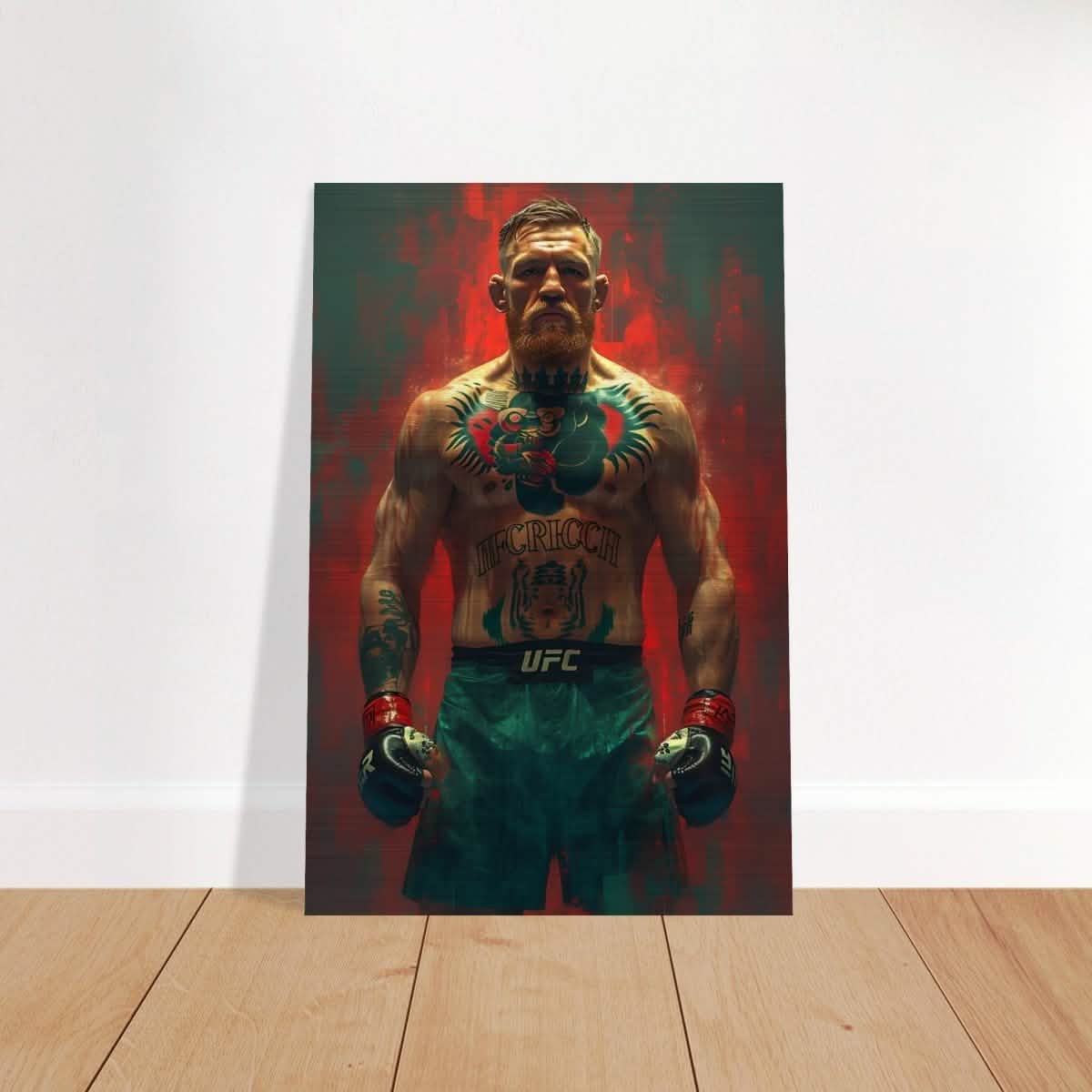 Da Vinci Pop Art Wall art | Conor McGregor - Brushed Aluminum Print - 60x90 cm / 24x36″ -