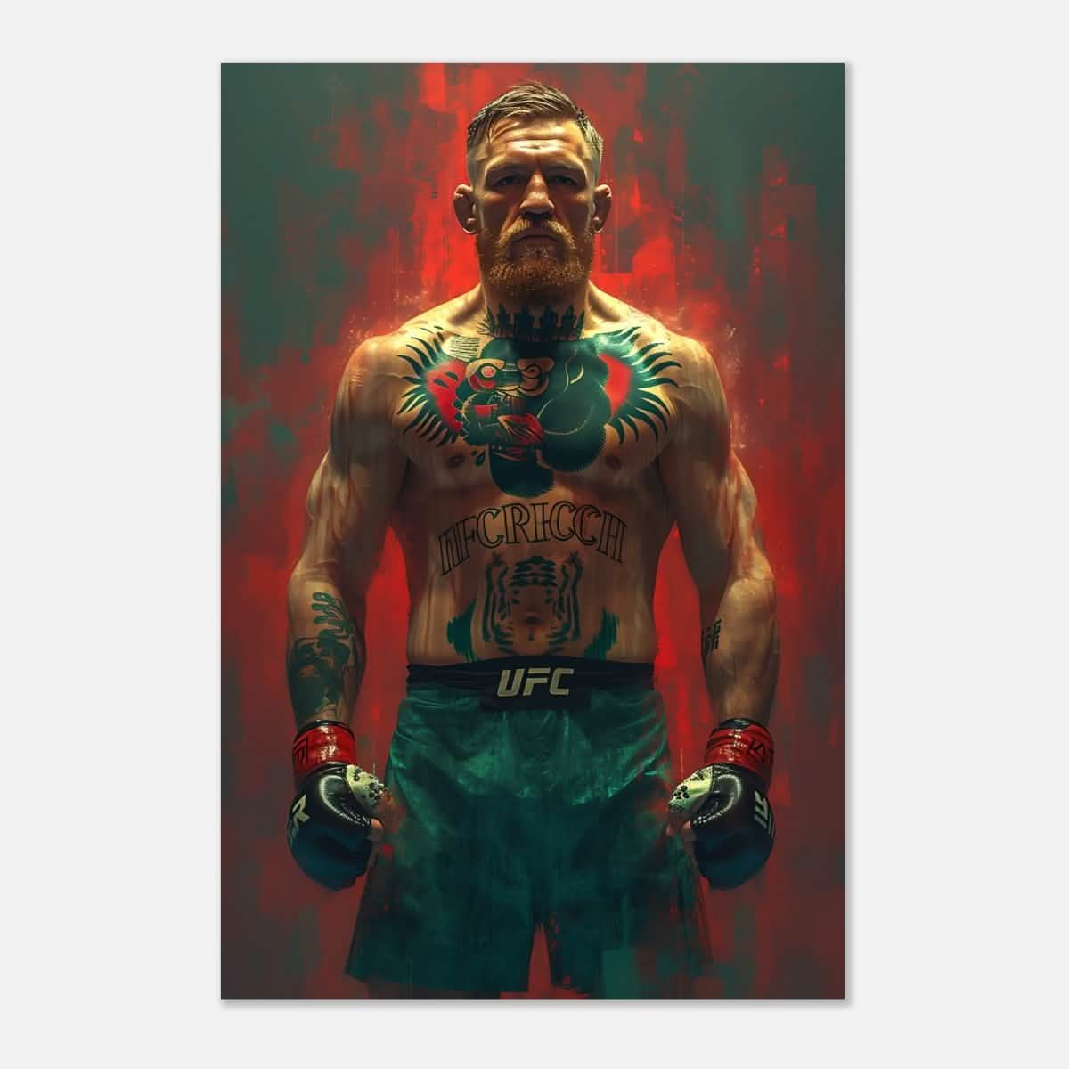 Da Vinci Pop Art Wall art | Conor McGregor - Aluminum Print - 60x90 cm / 24x36″ -