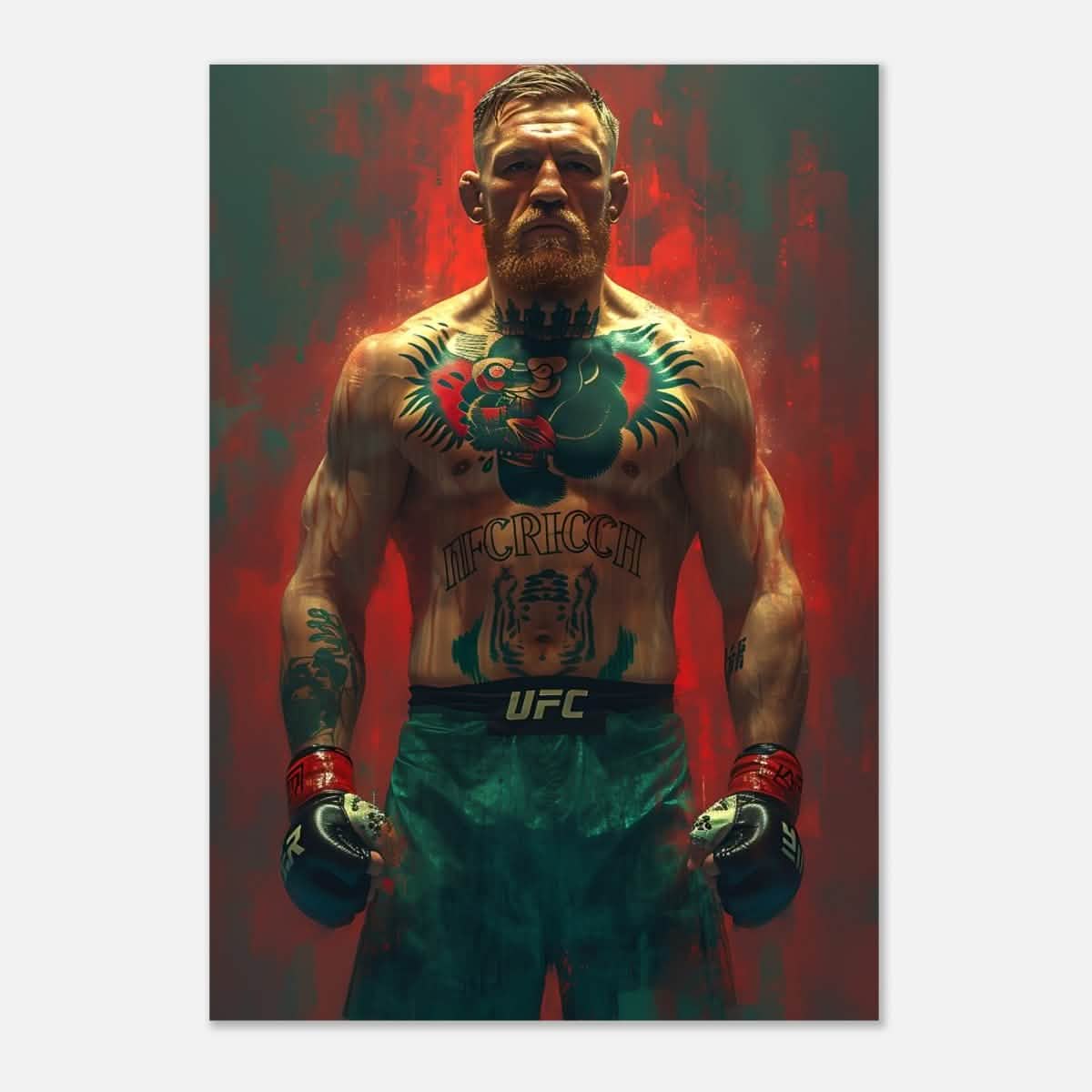 Da Vinci Pop Art Wall art | Conor McGregor - Aluminum Print - 70x100 cm / 28x40″ -