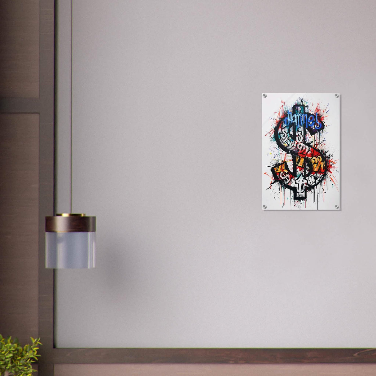 Da Vinci Pop Art Wall Art | Dollar - Acrylic Print - 40x60 cm / 16x24″ -