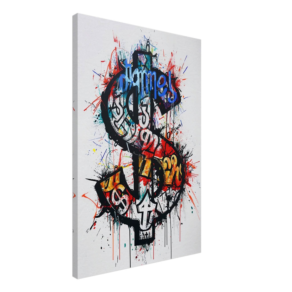 Da Vinci Pop Art Wall Art | Dollar - Canvas - 50x75 cm / 20x30″ - Slim