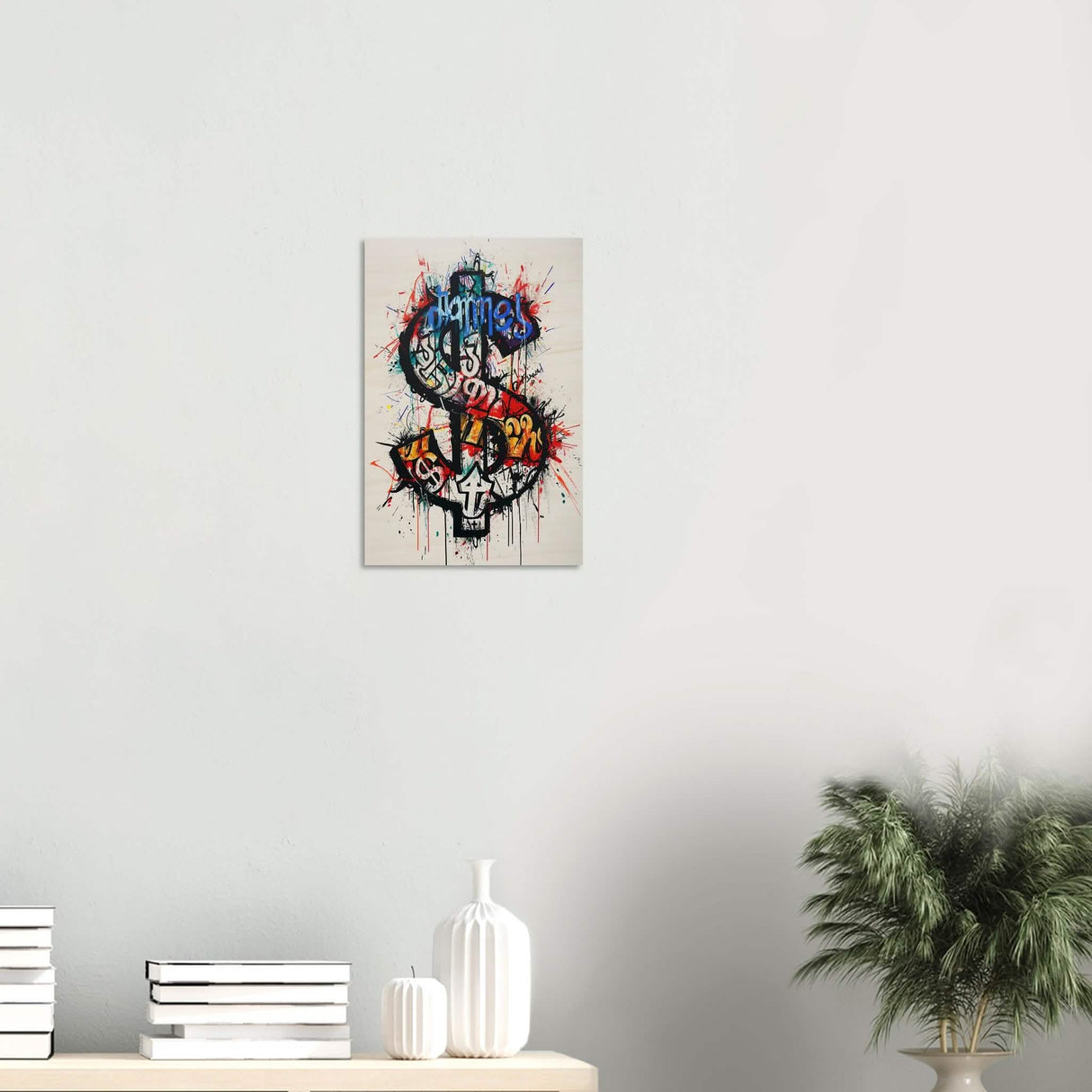 Da Vinci Pop Art Wall Art | Dollar - Wood Prints - 30x45 cm / 12x18″ - 10 mm