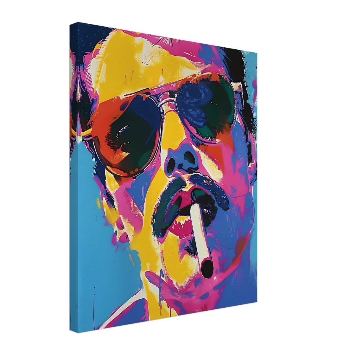 Da Vinci Pop Art Wall art | Freddie Mercury - Canvas - 50x60 cm / 20x24″ - Thick