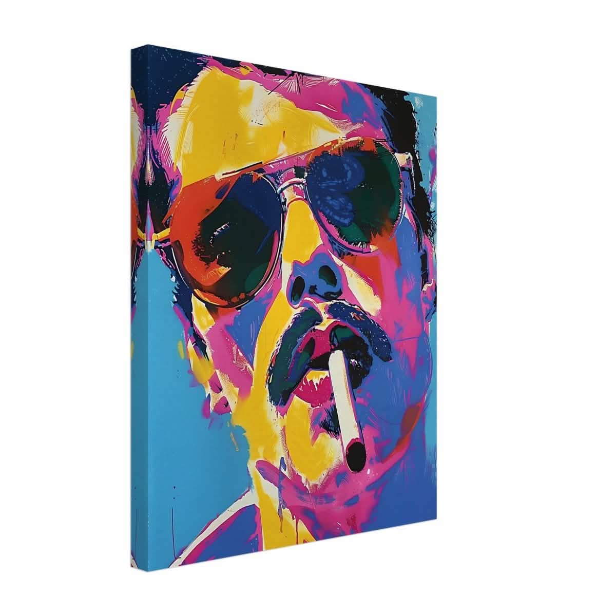 Da Vinci Pop Art Wall art | Freddie Mercury - Canvas - 40x50 cm / 16x20″ - Thick