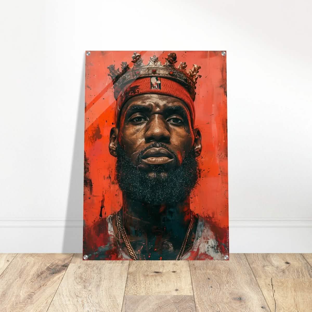 Da Vinci Pop Art Wall art | LeBron James Portrait Print - Acrylic Print - 70x100 cm / 28x40″ -