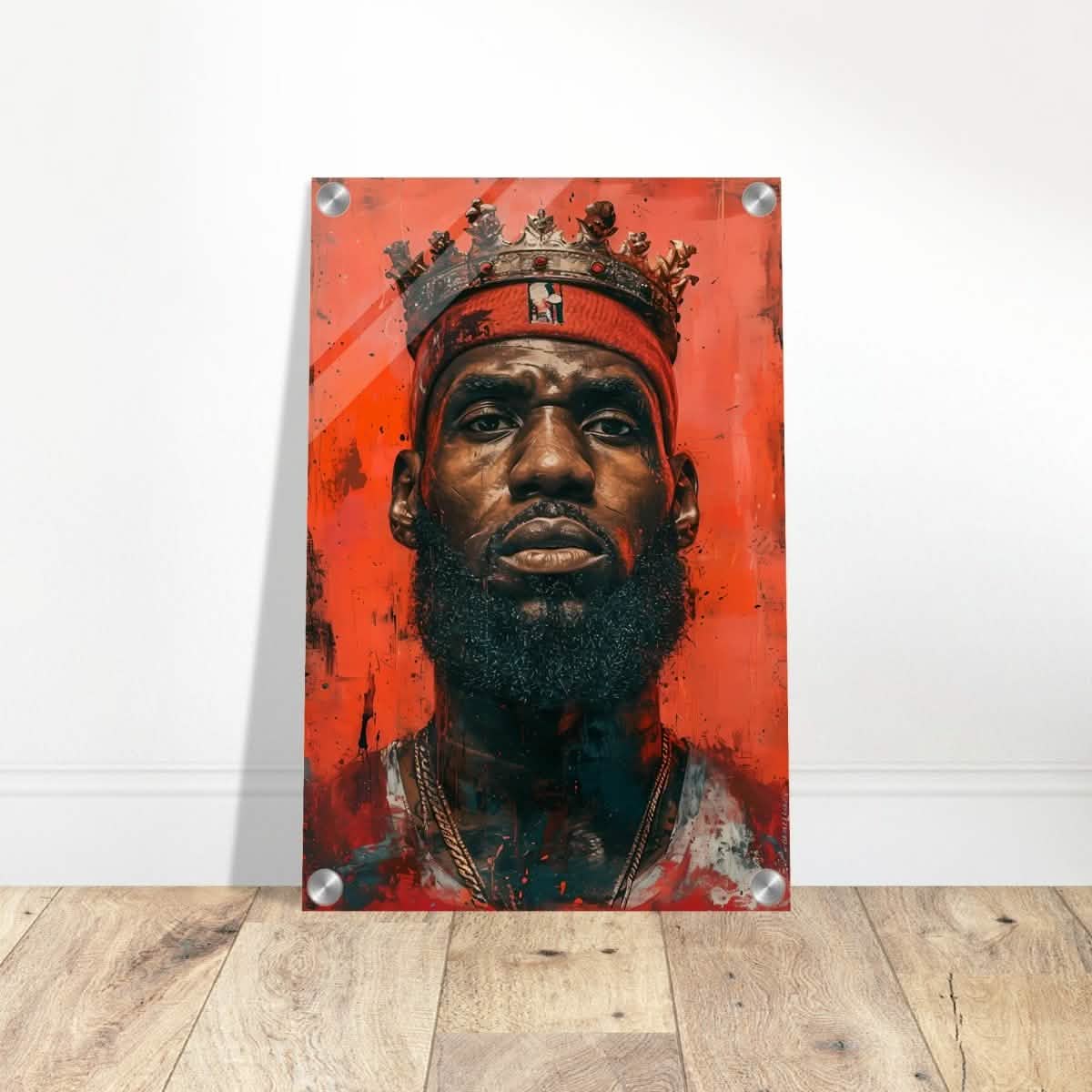 Da Vinci Pop Art Wall art | LeBron James Portrait Print - Acrylic Print - 30x45 cm / 12x18″ -