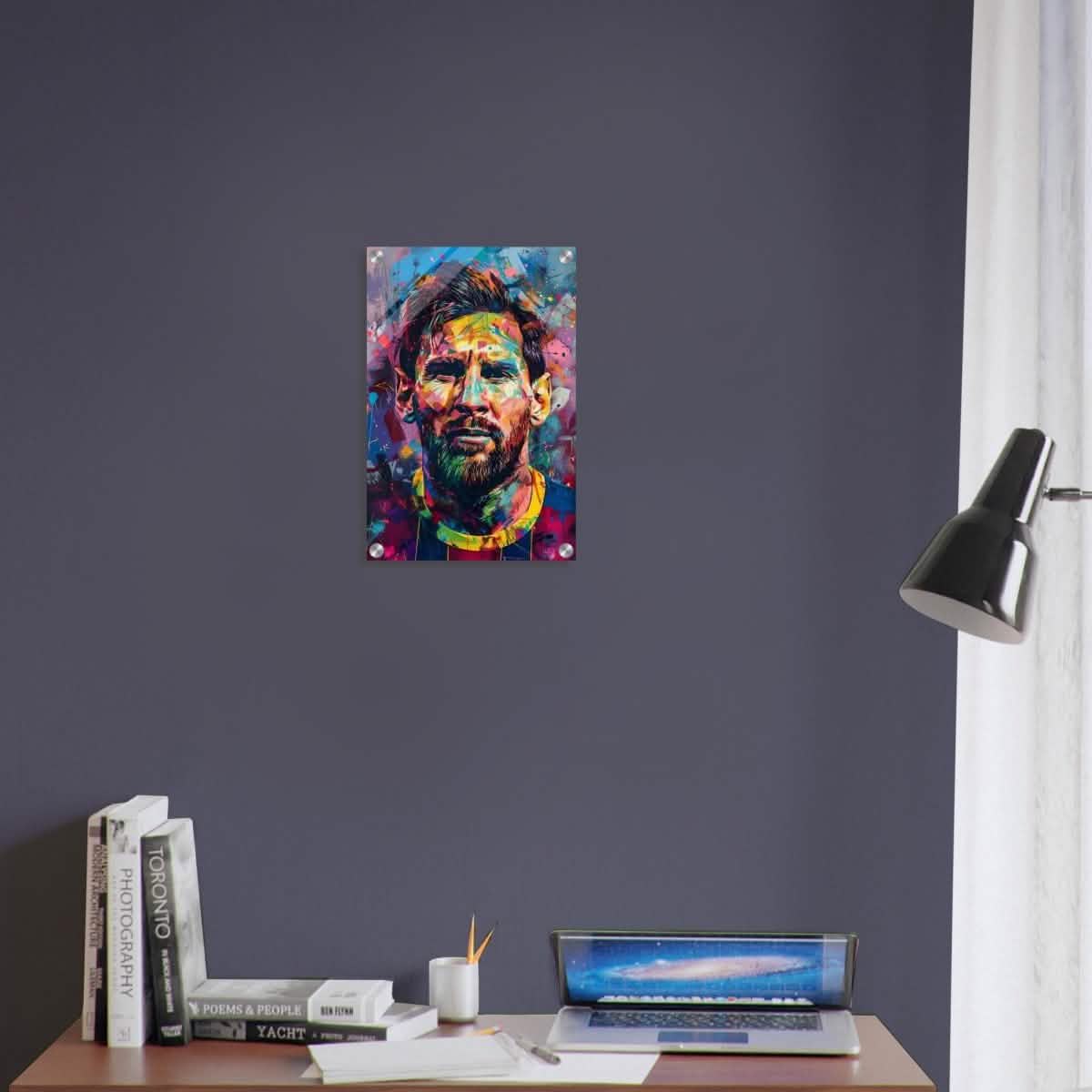 Da Vinci Pop Art Wall art | Lionel Messi - Acrylic Print - 30x45 cm / 12x18″ -