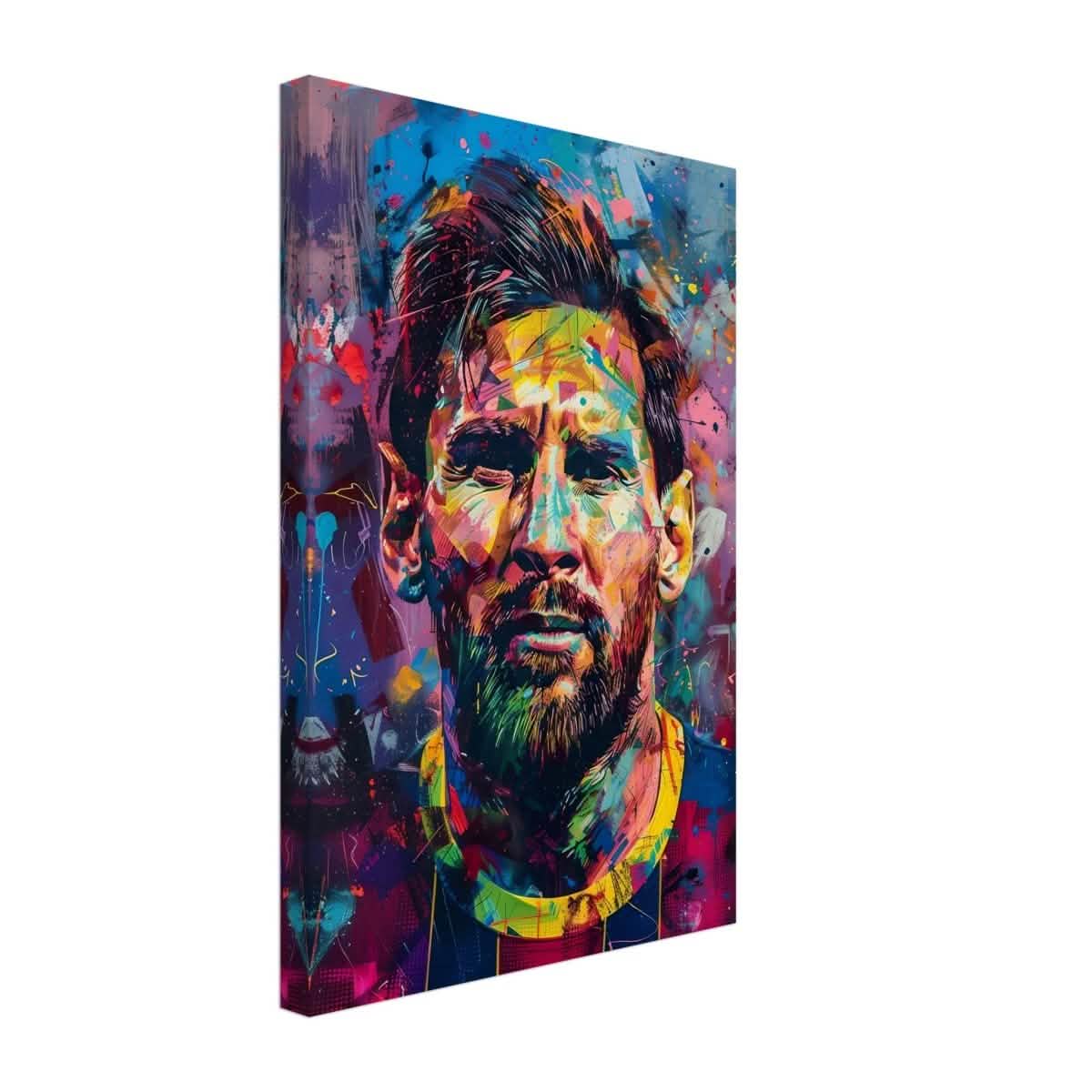 Da Vinci Pop Art Wall art | Lionel Messi - Canvas - 30x45 cm / 12x18″ - Slim