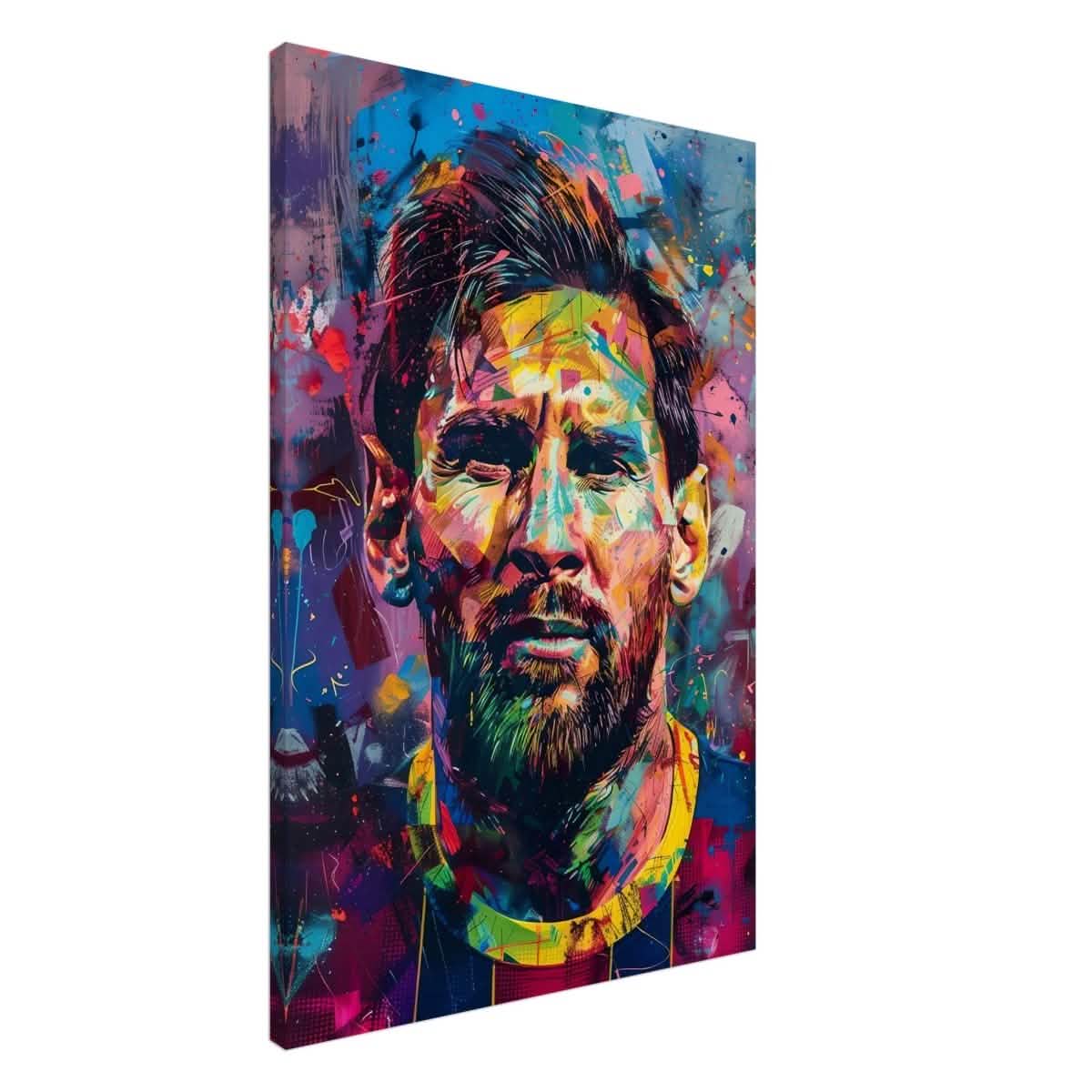 Da Vinci Pop Art Wall art | Lionel Messi - Canvas - 60x90 cm / 24x36″ - Slim