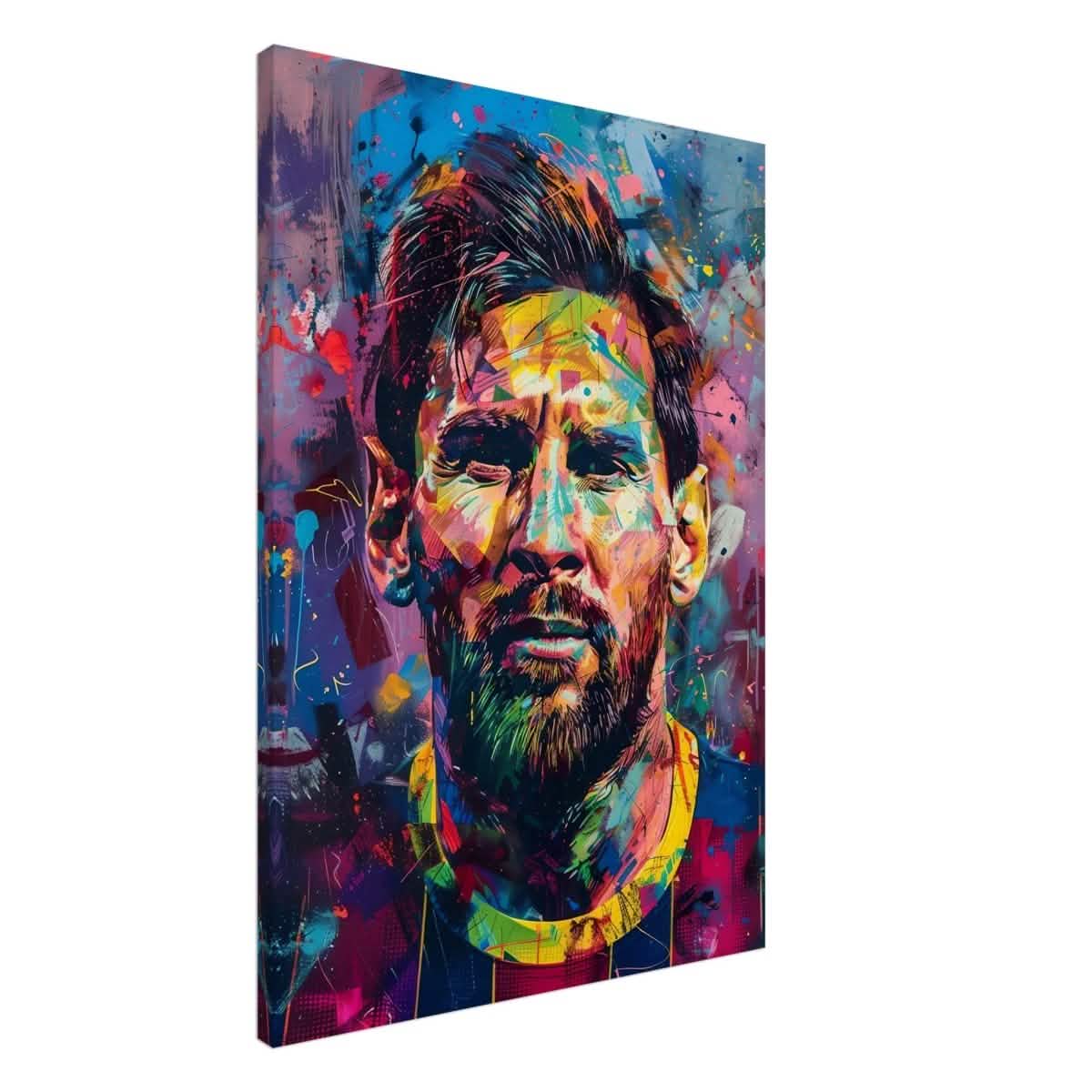 Da Vinci Pop Art Wall art | Lionel Messi - Canvas - 70x100 cm / 28x40″ - Thick