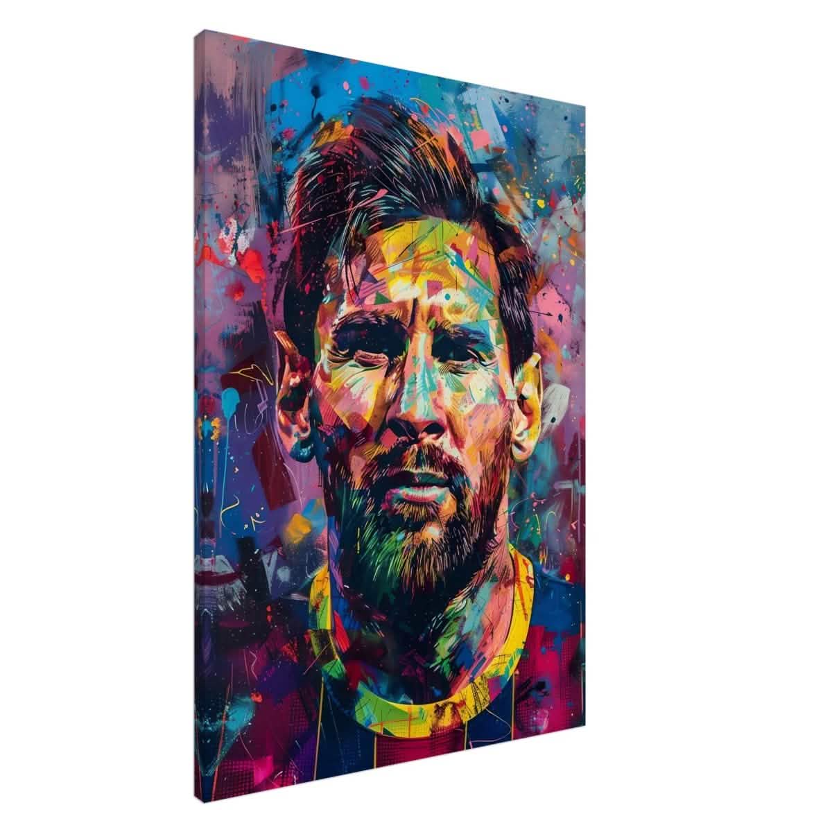 Da Vinci Pop Art Wall art | Lionel Messi - Canvas - 70x100 cm / 28x40″ - Slim