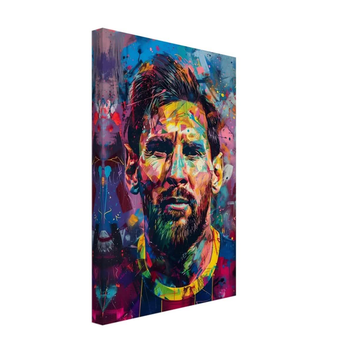 Da Vinci Pop Art Wall art | Lionel Messi - Canvas - 30x45 cm / 12x18″ - Thick