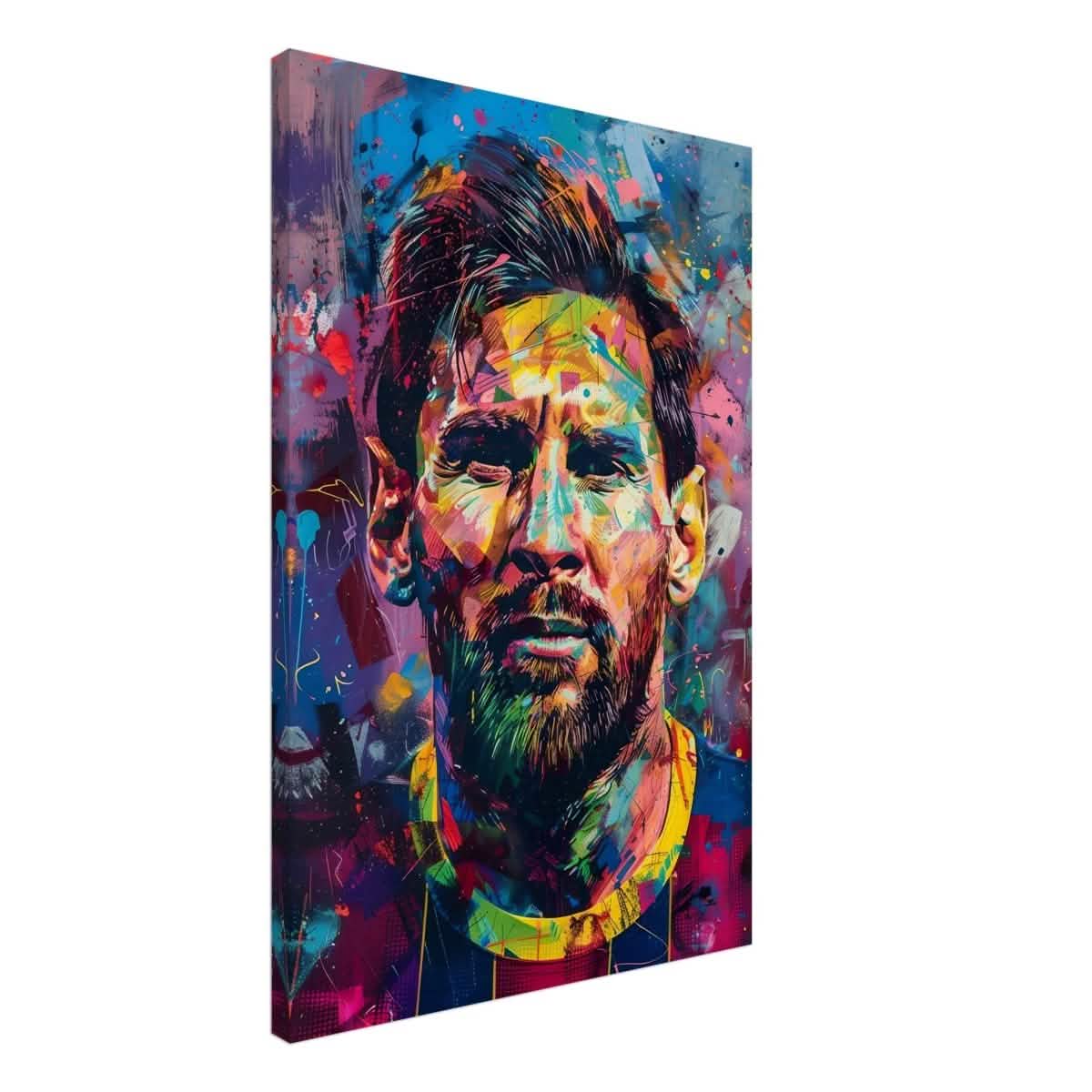 Da Vinci Pop Art Wall art | Lionel Messi - Canvas - 60x90 cm / 24x36″ - Thick