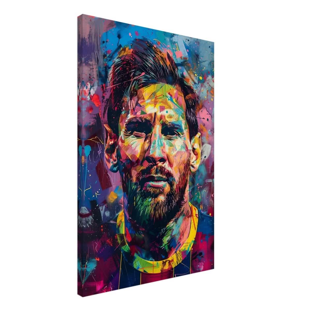 Da Vinci Pop Art Wall art | Lionel Messi - Canvas - 50x75 cm / 20x30″ - Slim