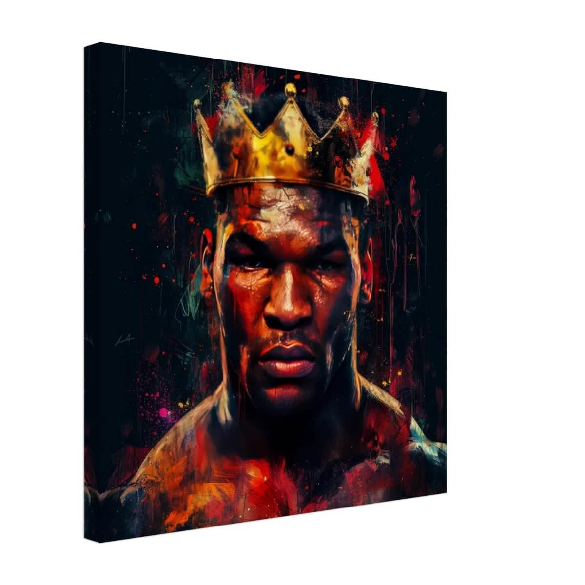 Da Vinci Pop Art Wall Art | Mike Tyson - Canvas - 50x50 cm / 20x20″ - Thick