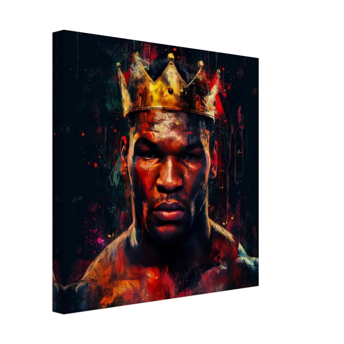 Da Vinci Pop Art Wall Art | Mike Tyson - Canvas - 40x40 cm / 16x16″ - Thick