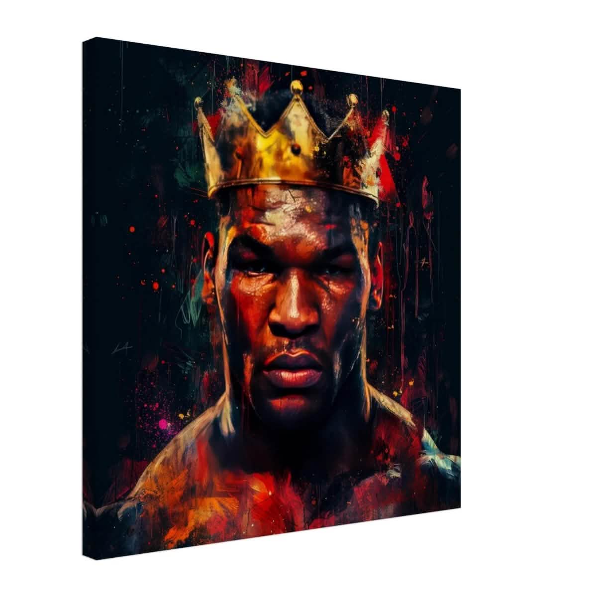 Da Vinci Pop Art Wall Art | Mike Tyson - Canvas - 60x60 cm / 24x24″ - Thick