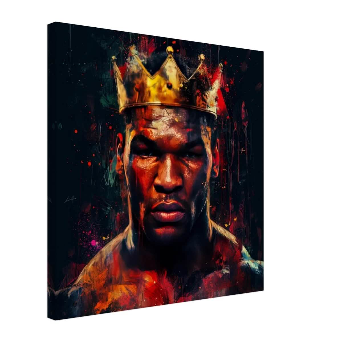 Da Vinci Pop Art Wall Art | Mike Tyson - Canvas - 50x50 cm / 20x20″ - Slim
