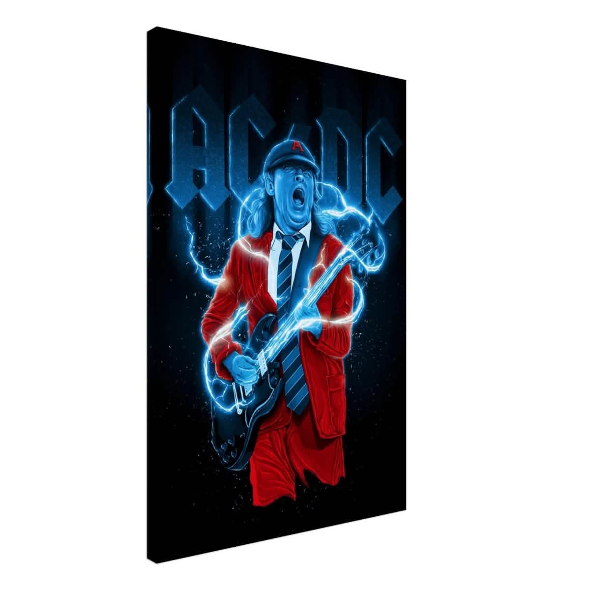 Da Vinci Pop Art Wall art print | AC/DC - Canvas - 50x75 cm / 20x30″ -