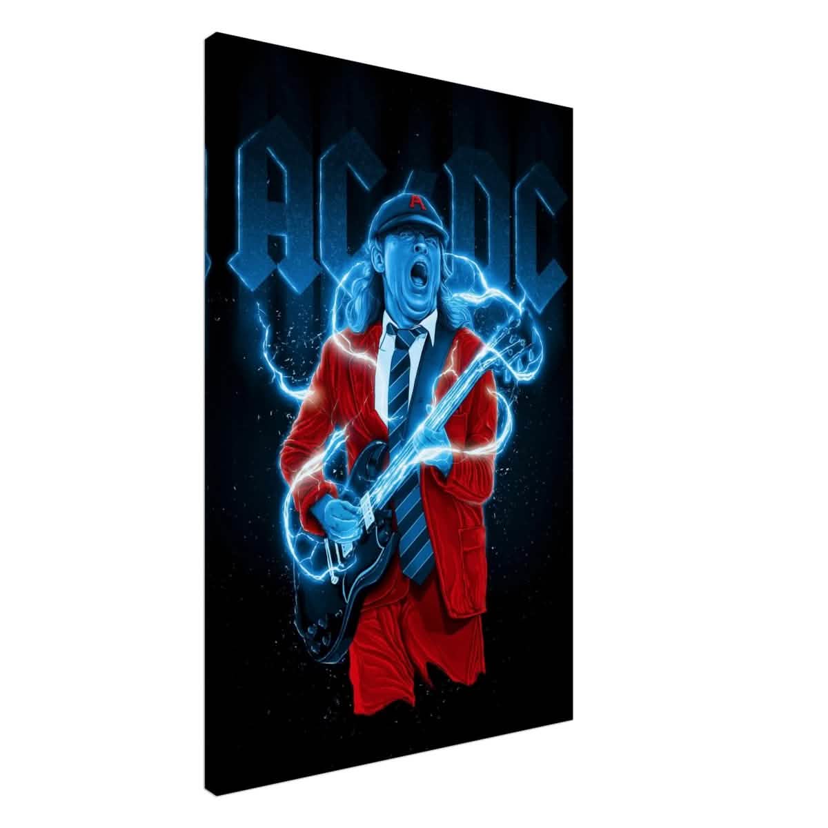 Da Vinci Pop Art Wall art print | AC/DC - Canvas - 60x90 cm / 24x36″ -