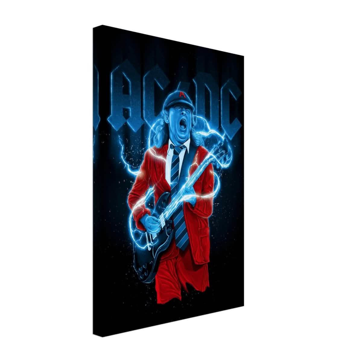 Da Vinci Pop Art Wall art print | AC/DC - Canvas - 30x45 cm / 12x18″ -
