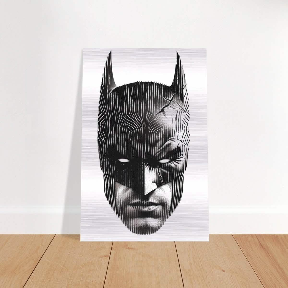 Da Vinci Pop Art Wall art print | Batman - Brushed Aluminum Print - 30x45 cm / 12x18″ -