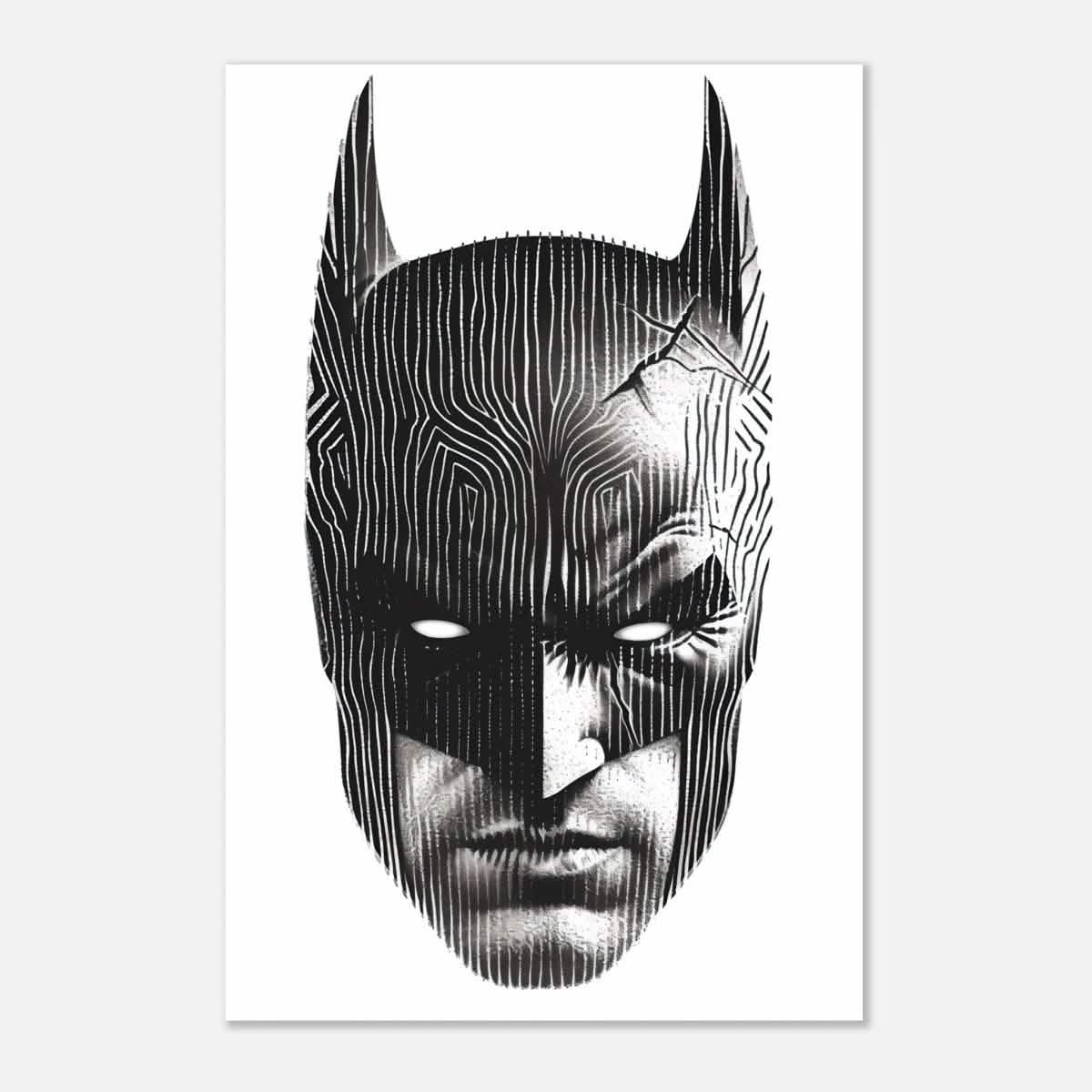 Da Vinci Pop Art Wall art print | Batman - Aluminum Print - 40x60 cm / 16x24″ -