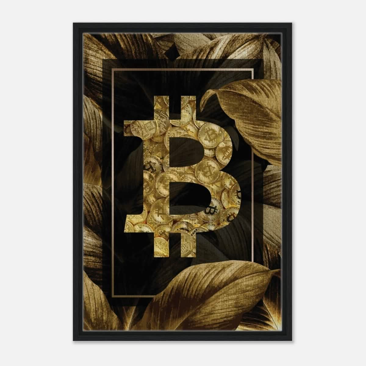 Da Vinci Pop Art Wall art print | Bitcoin - Canvas - 30x45 cm / 12x18″ -