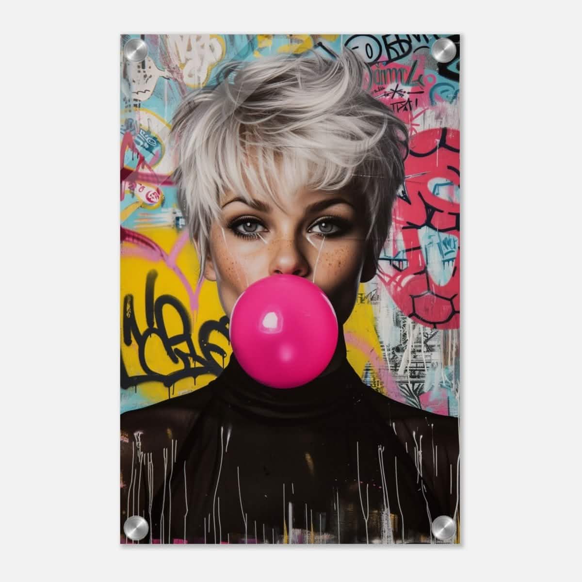 Da Vinci Pop Art Wall art print | Brigitte Bardot - Acrylic Print - 30x45 cm / 12x18″ -