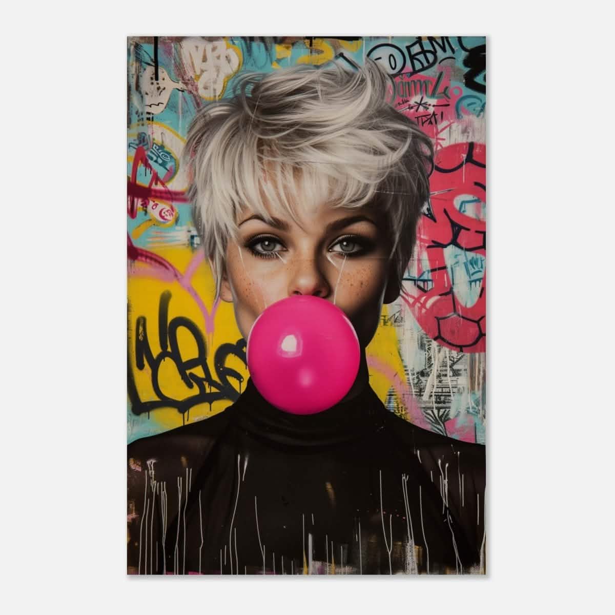 Da Vinci Pop Art Wall art print | Brigitte Bardot - Wood Prints - 50x75 cm / 20x30″ -