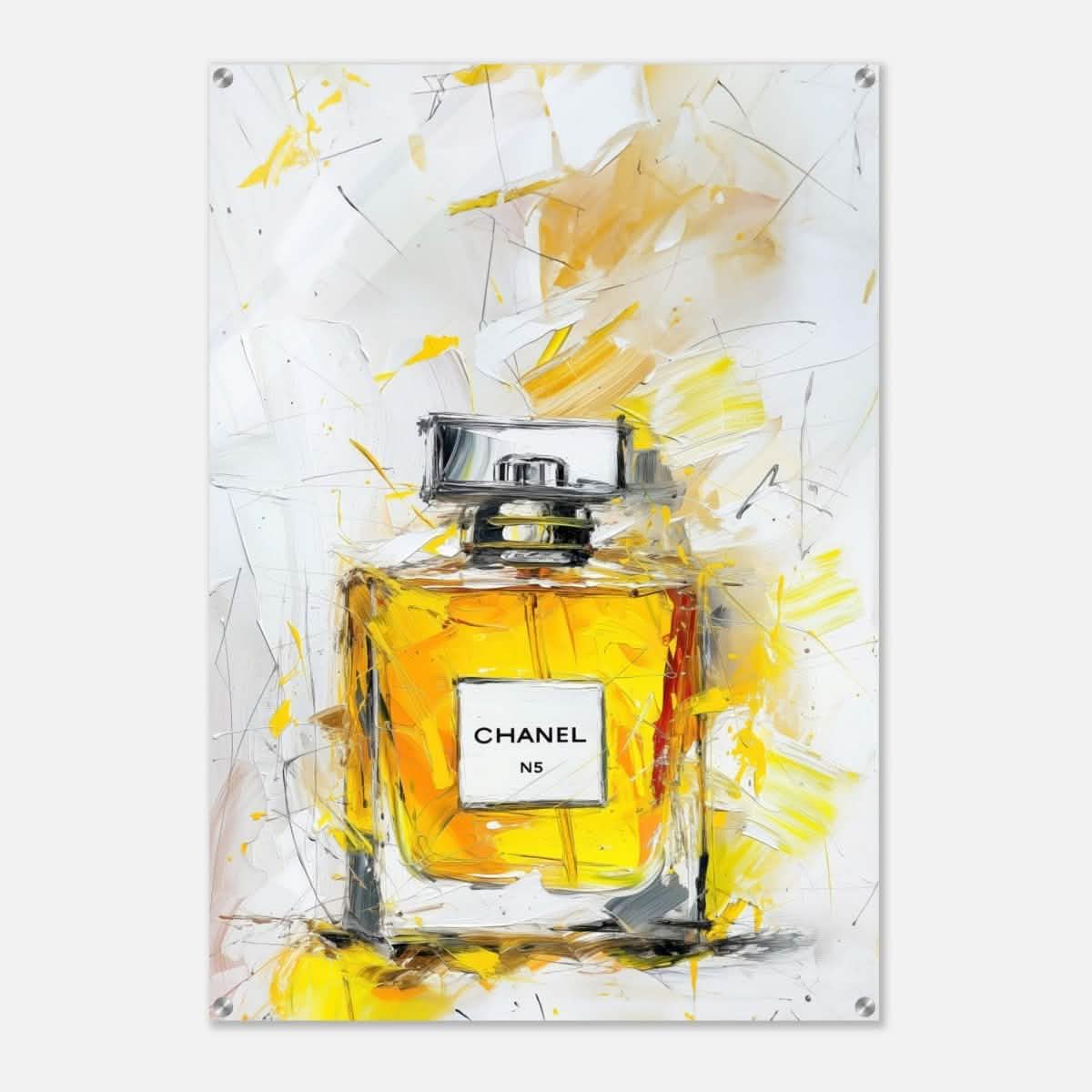 Da Vinci Pop Art Wall art print | CHANEL N5 | Eclectic Expressions - Acrylic Print - 30x45 cm / 12x18″ -